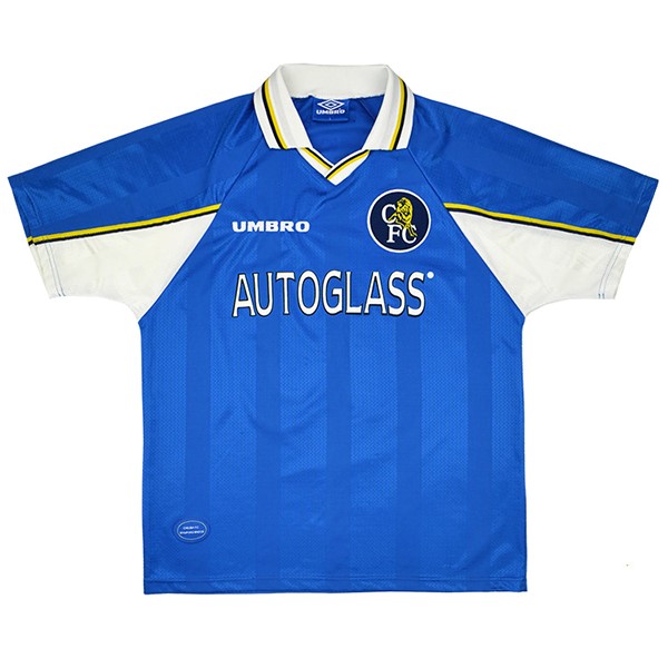 Camiseta Chelsea Replica Primera Ropa Retro 1997 1999 Azul